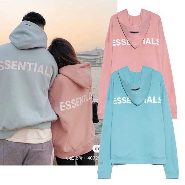 double thread esential tide brand 3m reflective letter coat couple terry hoodie women ins, Black
double thread esential tide brand 3m reflective letter coat couple terry hoodie women ins, Black