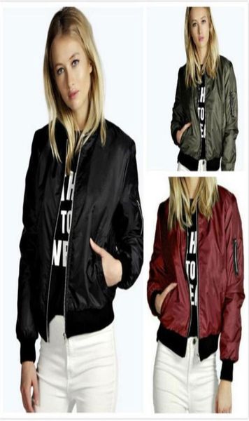 womens ladies classic bomber jacket vintage zipper up biker coat female basic coats black red army green casaco91300435253874, Black;brown
womens ladies classic bomber jacket vintage zipper up biker coat female basic coats black red army green casaco91300435253874, Black;brown