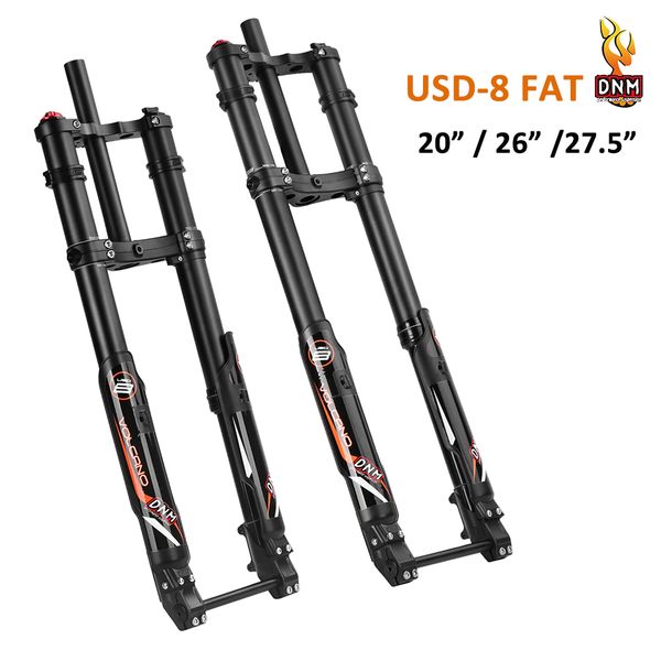 dnm usd-8 fat bike fork 20" 26" 27.5" oil spring aluminum alloy snow desert bicycle suspension front fork
dnm usd-8 fat bike fork 20" 26" 27.5" oil spring aluminum alloy snow desert bicycle suspension front fork