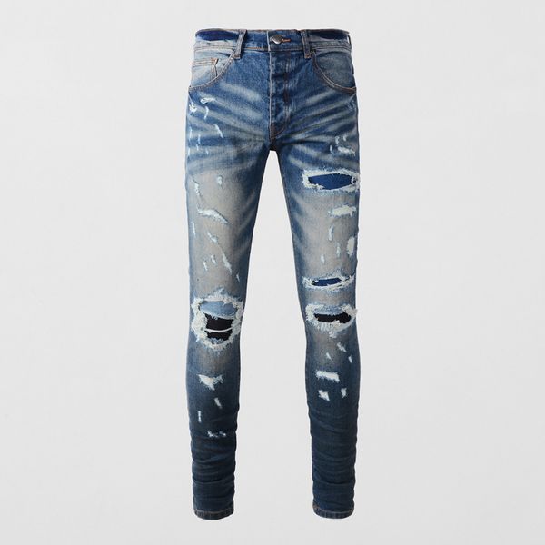 mens jeans high street fashion men retro washed blue elastic skinny fit ripped patched designer hip hop brand pants hombre 230808
mens jeans high street fashion men retro washed blue elastic skinny fit ripped patched designer hip hop brand pants hombre 230808