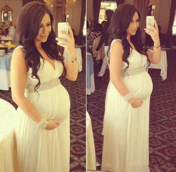 20162017 maternity wedding dresses for pregnant women sleeveless beaded crystal rhinestone empire chiffon bridal gowns custom mad8578765, White
20162017 maternity wedding dresses for pregnant women sleeveless beaded crystal rhinestone empire chiffon bridal gowns custom mad8578765, White