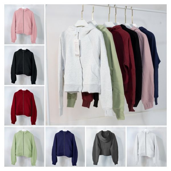 winter clothing new women's full zip plush warm thumb hole short casual outdoor exercise loose hooded short fashion jacket lu-168, Black
winter clothing new women's full zip plush warm thumb hole short casual outdoor exercise loose hooded short fashion jacket lu-168, Black