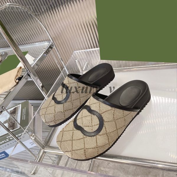 designer women slippers men canvas mules leather buckle loafers metal chain embroidery comfortable casual slipper with box, Black
designer women slippers men canvas mules leather buckle loafers metal chain embroidery comfortable casual slipper with box, Black