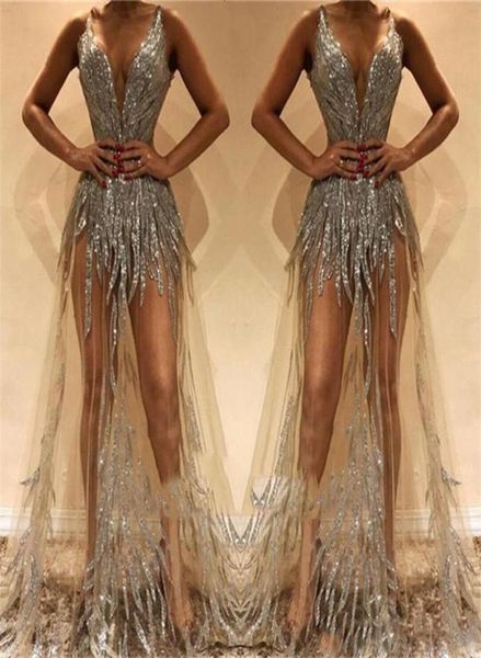 2019 new arrival illusion long prom dresses deep vneck beads sequined party gowns see through chic evening dress custom made robe7923537, Black
2019 new arrival illusion long prom dresses deep vneck beads sequined party gowns see through chic evening dress custom made robe7923537, Black