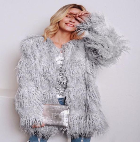 new autumn winter womens faux fur coat lady039s oneck outwear faux fur jacket coat c48997615201, Black
new autumn winter womens faux fur coat lady039s oneck outwear faux fur jacket coat c48997615201, Black