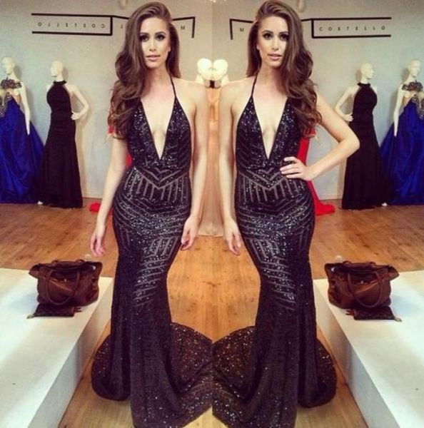 2017 halter bling evening dresses mermaid v neck floor length custom prom dresses formal party celebrity gowns holiday dresse5471227, Black;red
2017 halter bling evening dresses mermaid v neck floor length custom prom dresses formal party celebrity gowns holiday dresse5471227, Black;red