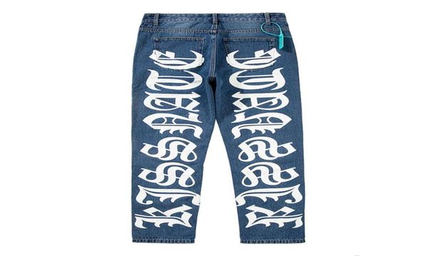 back letter print washed blue mens jeans pants ripped streetwear straight casual oversized baggy denim trousers4409142
back letter print washed blue mens jeans pants ripped streetwear straight casual oversized baggy denim trousers4409142