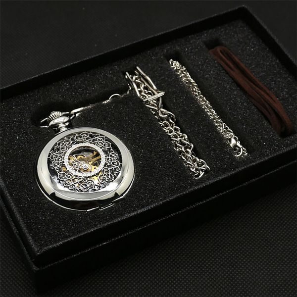 pocket watches antique mechanical pocket watch hand-winding hanging pendant clock with necklace chainleather chains present sets for men 230, Slivery;golden
pocket watches antique mechanical pocket watch hand-winding hanging pendant clock with necklace chainleather chains present sets for men 230, Slivery;golden