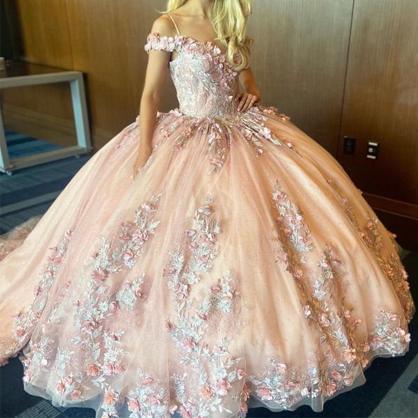 2023 champagne shiny princess quinceanera dresses off shoulder lace appliques 3d flower beading crystal vestidos de 15 anos, Blue;red
2023 champagne shiny princess quinceanera dresses off shoulder lace appliques 3d flower beading crystal vestidos de 15 anos, Blue;red