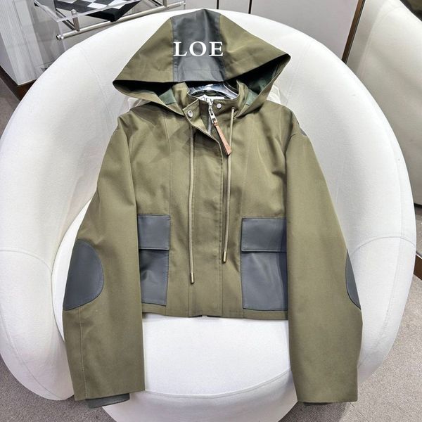 womens designer windbreaker hooded jacket loe logo fashion long sleeve jacket, Black;brown
womens designer windbreaker hooded jacket loe logo fashion long sleeve jacket, Black;brown