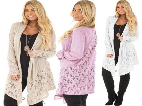 women irregular lace floral casual long sleeve shawl jacket coat outwear cardigan female clothes fall spring plus size l5xl19838794, Black;brown
women irregular lace floral casual long sleeve shawl jacket coat outwear cardigan female clothes fall spring plus size l5xl19838794, Black;brown