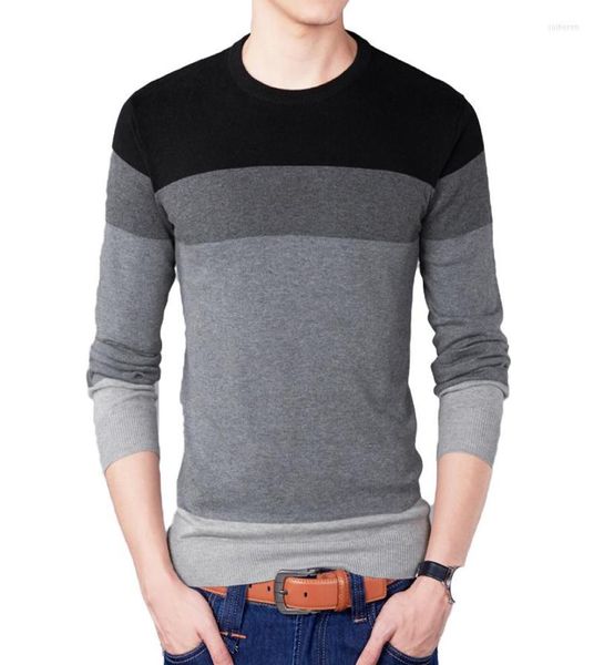 men039s sweaters 2022 autumn fashion brand casual sweater oneck striped slim fit mens pullovers men pull homme contrast color 2190462, White;black
men039s sweaters 2022 autumn fashion brand casual sweater oneck striped slim fit mens pullovers men pull homme contrast color 2190462, White;black