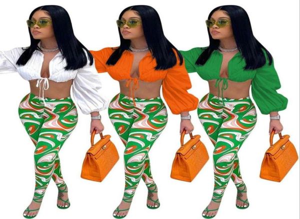 trendy women print 2pcs tracksuits 2021 autumn fashion lantern sleeves vneck lace up casual skinny pencil pants outfits6213806, Gray
trendy women print 2pcs tracksuits 2021 autumn fashion lantern sleeves vneck lace up casual skinny pencil pants outfits6213806, Gray