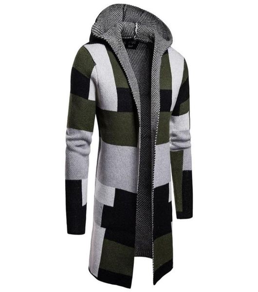 men foreign trade stripe color matching jackets long style cardigan outerwear sweater male button drop shipfashion coats5333017, White;black
men foreign trade stripe color matching jackets long style cardigan outerwear sweater male button drop shipfashion coats5333017, White;black