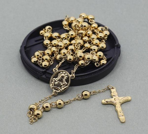 6mm catholic rosary beads chain necklace cross stainless steel necklace men jewelry or women long chain necklace for christmas gif4452554, Silver
6mm catholic rosary beads chain necklace cross stainless steel necklace men jewelry or women long chain necklace for christmas gif4452554, Silver