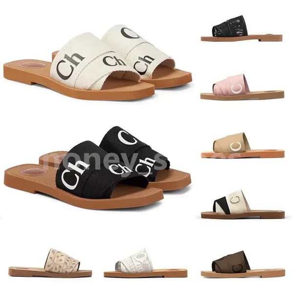 designer woody sandals womens mules flat slides light tan beige white black pink lace lettering fabric canvas slippers for women summer outd, White;red
designer woody sandals womens mules flat slides light tan beige white black pink lace lettering fabric canvas slippers for women summer outd, White;red