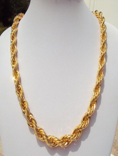 x2 gold gf thick rope cuban chain 60cm10mm iced out necklace hip hop bling franco miami box packing7430780, Silver
x2 gold gf thick rope cuban chain 60cm10mm iced out necklace hip hop bling franco miami box packing7430780, Silver