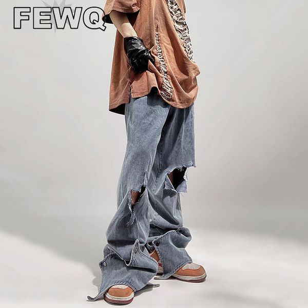 mens jeans fewq ripped patchwork male denim trousers solid color vintage hip hop y2k drawstring pants high street 24b2591 230808, Blue
mens jeans fewq ripped patchwork male denim trousers solid color vintage hip hop y2k drawstring pants high street 24b2591 230808, Blue