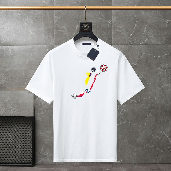 designer famous mens t shirt letter print round neck short sleeve black white fashion men women tees#11, White;black
designer famous mens t shirt letter print round neck short sleeve black white fashion men women tees#11, White;black