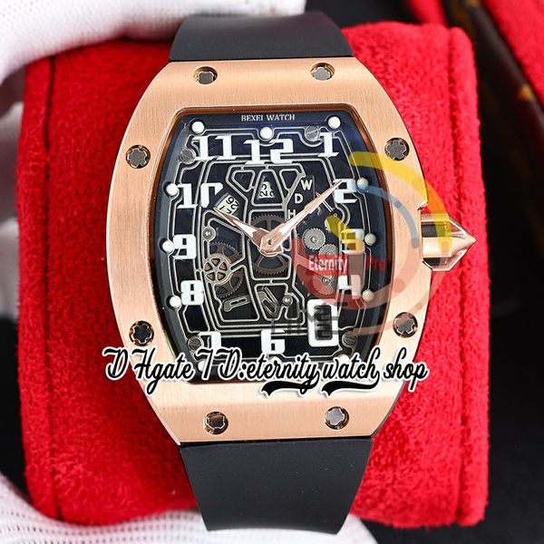 zyf 67-01 automatic mechanical mens watch rose gold 316l stainless steel case skeleton dial number markers black rubber strap super version, Slivery;brown
zyf 67-01 automatic mechanical mens watch rose gold 316l stainless steel case skeleton dial number markers black rubber strap super version, Slivery;brown