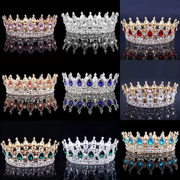 wedding hair jewelry bride royal pink crystal queen king tiaras baroque round crowns big pageant diadem headband wedding hair accessories 23, Slivery;golden
wedding hair jewelry bride royal pink crystal queen king tiaras baroque round crowns big pageant diadem headband wedding hair accessories 23, Slivery;golden