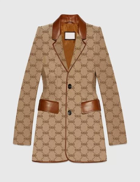 b2668 women039s designer blazers clothing with full letters 2022 spring new released 5572639, White;black
b2668 women039s designer blazers clothing with full letters 2022 spring new released 5572639, White;black
