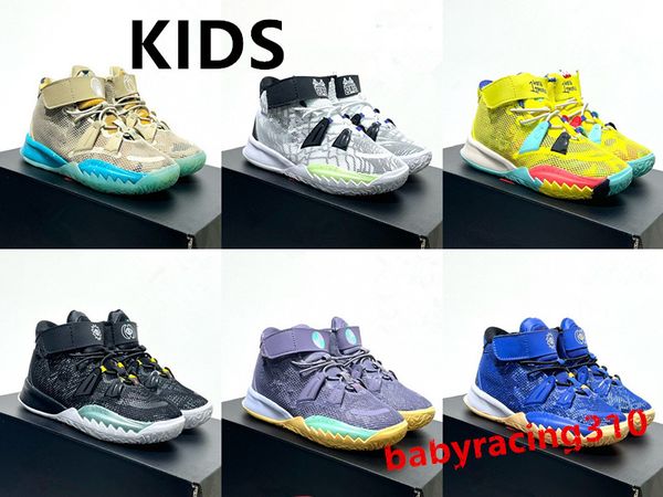 kids kyries 7 world 1 people daybreak grain shoes toddler tennis sneakers boys girls children running trainers size 28-35, Black
kids kyries 7 world 1 people daybreak grain shoes toddler tennis sneakers boys girls children running trainers size 28-35, Black