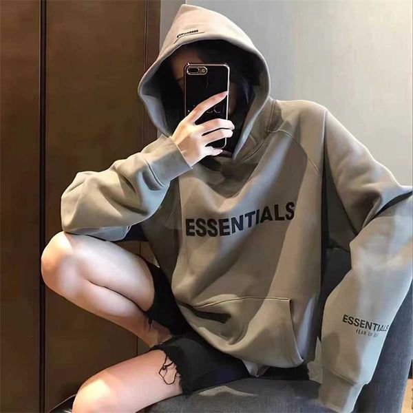 2023 spring new couple double thread ess sweater loose men's and women's hooded hoop, Black
2023 spring new couple double thread ess sweater loose men's and women's hooded hoop, Black