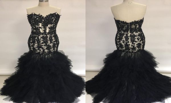 2020 long prom dresses mermaid sweetheart lace appliques sleeveless black girl prom party gowns ruffles skirt plus size form1013426
2020 long prom dresses mermaid sweetheart lace appliques sleeveless black girl prom party gowns ruffles skirt plus size form1013426
