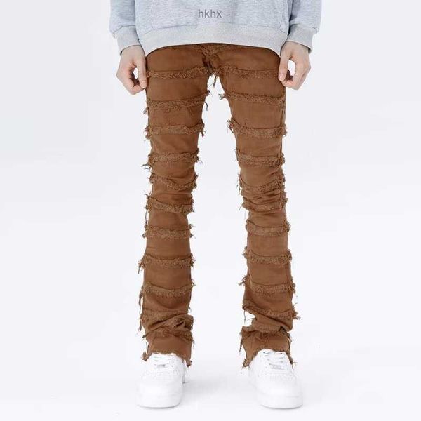 men's jeans men's mens retro patchwork flared pants grunge wild stacked ripped long trousers straight y2k baggy washed faded for, Blue
men's jeans men's mens retro patchwork flared pants grunge wild stacked ripped long trousers straight y2k baggy washed faded for, Blue