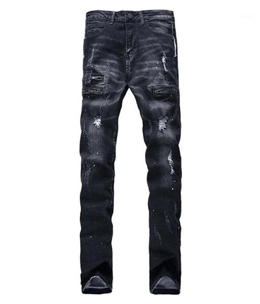 whole hemiks fashion mens ripped biker jeans black slim fit motorcycle vienntage distressed denim medium wash pants9356495, Blue
whole hemiks fashion mens ripped biker jeans black slim fit motorcycle vienntage distressed denim medium wash pants9356495, Blue