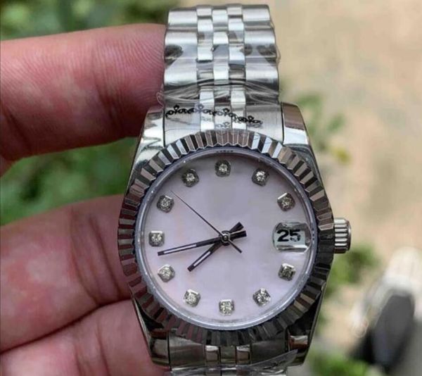 lady diamonds watch women watchs 31mm women watch day dateday girl sapphire glass wristwatch automatic mechanical movement-010, Slivery;brown
lady diamonds watch women watchs 31mm women watch day dateday girl sapphire glass wristwatch automatic mechanical movement-010, Slivery;brown