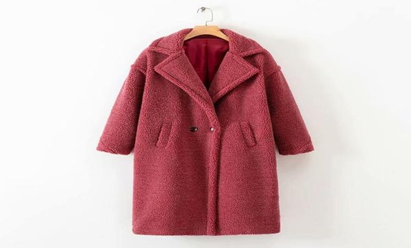women faux fur thick warm long coat winter teddy fleece jacket double breasted long sleeve loose outerwear casual casaco femme9778215, Black
women faux fur thick warm long coat winter teddy fleece jacket double breasted long sleeve loose outerwear casual casaco femme9778215, Black