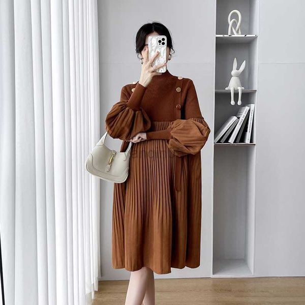 maternity dresses korean version stand collar elegant maternity dresses causal solid loosed knitted pregnancy woman clothes fashion autumn s, White
maternity dresses korean version stand collar elegant maternity dresses causal solid loosed knitted pregnancy woman clothes fashion autumn s, White