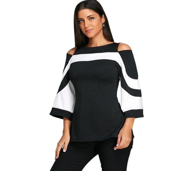 wipalo women casual fashion flare sleeve cold shoulder two tone spring blouse boat neck three quarter blouse shirt women y1909521599, White
wipalo women casual fashion flare sleeve cold shoulder two tone spring blouse boat neck three quarter blouse shirt women y1909521599, White