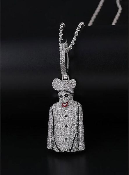 iced out cz bling clown micky pendant necklace mens micro pave cubic zirconia simulated diamonds giftts necklace4331497, Silver
iced out cz bling clown micky pendant necklace mens micro pave cubic zirconia simulated diamonds giftts necklace4331497, Silver