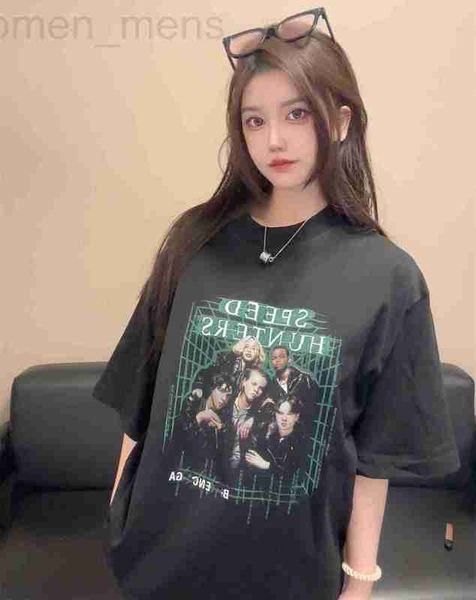 women's t-shirt designer high edition summer new luxury fashion b family rock band portrait kangli direct spray printing 280g short sle, White
women's t-shirt designer high edition summer new luxury fashion b family rock band portrait kangli direct spray printing 280g short sle, White