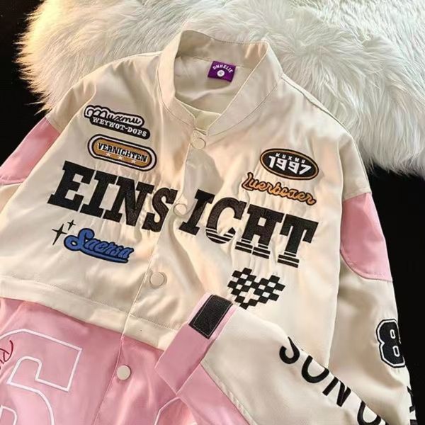 women's jackets girls pink motorcycle jacket women y2k japanese style hip hop street detachable navel casual couple jacket spring 23080, Black;brown
women's jackets girls pink motorcycle jacket women y2k japanese style hip hop street detachable navel casual couple jacket spring 23080, Black;brown