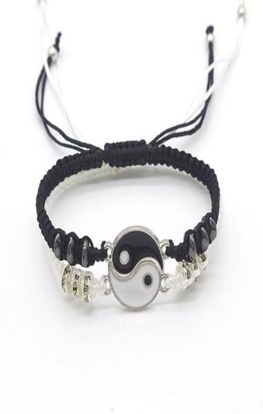 couple charm bracelets leather cord braid chain bracelet chinese tai chi alloy pendant twopiece woven lover gift2389723, Golden;silver
couple charm bracelets leather cord braid chain bracelet chinese tai chi alloy pendant twopiece woven lover gift2389723, Golden;silver