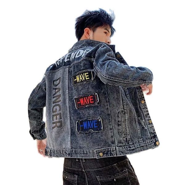 men's jackets men's jacket for autumn denim jacket men's korean baseball uniforms slim school students casual handsome jacket, Black;brown
men's jackets men's jacket for autumn denim jacket men's korean baseball uniforms slim school students casual handsome jacket, Black;brown