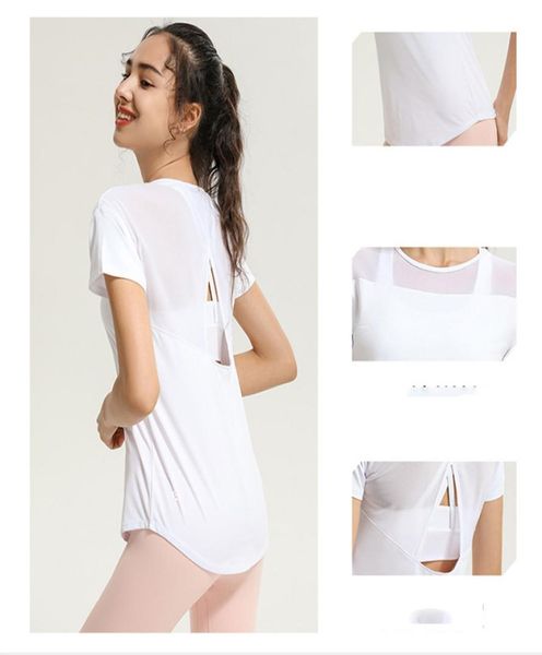lu yoga naked feelings of quickdrying yoga sports running shortsleeved tshirt fashion stretch fitness clothes female7577480, White;red
lu yoga naked feelings of quickdrying yoga sports running shortsleeved tshirt fashion stretch fitness clothes female7577480, White;red