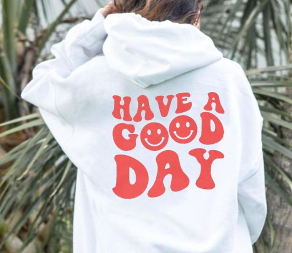 women039s hoodies sweatshirts have a good day hoodie retro sweatshirt aesthetic women fashion oversized with words on back tr6541787, Black
women039s hoodies sweatshirts have a good day hoodie retro sweatshirt aesthetic women fashion oversized with words on back tr6541787, Black