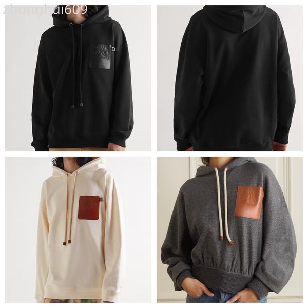 mens designer hoodies anagram leather-trimmed cotton-jersey sweatshirts men's sweater women pullover hoody classic washed homme femme, Black
mens designer hoodies anagram leather-trimmed cotton-jersey sweatshirts men's sweater women pullover hoody classic washed homme femme, Black