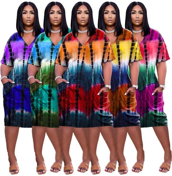 plus size 3xl women tie dye dresses v neck short sleeve maidi skirts summer clothing fashion five colors female casual loose dress1662660, Black;gray
plus size 3xl women tie dye dresses v neck short sleeve maidi skirts summer clothing fashion five colors female casual loose dress1662660, Black;gray