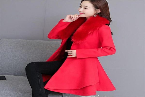 2019 autumn winter women wool coat elegant long wool blend coats pockets female sweet large fur coat7314208, Black
2019 autumn winter women wool coat elegant long wool blend coats pockets female sweet large fur coat7314208, Black