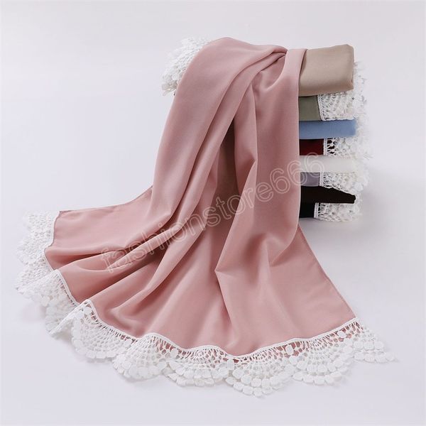 new muslim bubble chiffon hijab shawls stitch lace floral chain wrap islamic ramadan hijabs scarves lady veil sjaal, Blue;gray
new muslim bubble chiffon hijab shawls stitch lace floral chain wrap islamic ramadan hijabs scarves lady veil sjaal, Blue;gray
