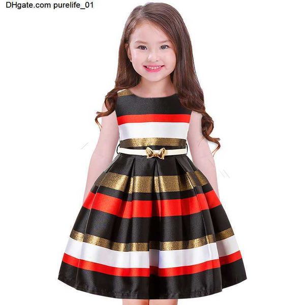 girl striped kids dresses christmas flower party princess children clothes for 2 6 8 10 years old gown dress, Red;yellow
girl striped kids dresses christmas flower party princess children clothes for 2 6 8 10 years old gown dress, Red;yellow