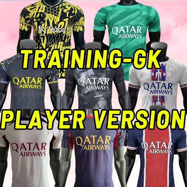 player version 23 24 psgs mbappe soccer jerseys 2023 2024 di maria wijnaldum sergio ramos hakimi fourth maillots football icardi verratti tr, Black;yellow
player version 23 24 psgs mbappe soccer jerseys 2023 2024 di maria wijnaldum sergio ramos hakimi fourth maillots football icardi verratti tr, Black;yellow