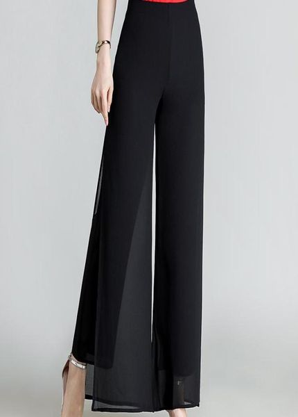 women039s pants capris 2021 ladies long full length womens wide leg high waist side split chiffon summer trousers plus size 65239828, Black;white
women039s pants capris 2021 ladies long full length womens wide leg high waist side split chiffon summer trousers plus size 65239828, Black;white