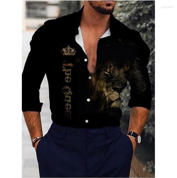 men039s casual shirts social fashion men oversized shirt lion print long sleeve men39s clothing club cardi1778735, White;black
men039s casual shirts social fashion men oversized shirt lion print long sleeve men39s clothing club cardi1778735, White;black